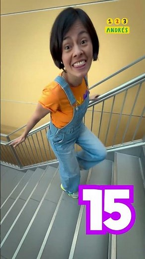 Christina Is counting every step to 20! 😱🎶 Can you count with Her? 😍#123andres #kidssongs