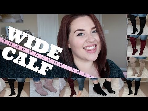 BOOT HAUL! Wide Calf Thigh High Boots & Booties |Plus Size Fashion|