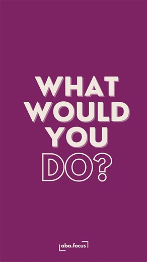 Of course it depends on your client, but most of the time, which option do you go with? No judgment. I hit this situation myself and had to stop and think through my next move. #aba #bcba | Aba Focus