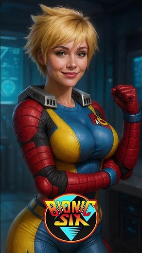 Bionic Six Realistic Transformation | Classic 80s Cartoon in Real Life #short #90s #livingcartoon