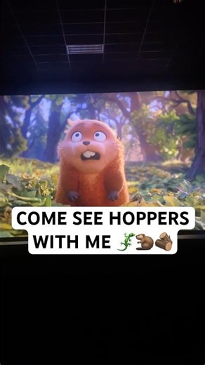 🦫Come see Hoppers with me!🦎#hoppers #getcooperto4k #pixar #disney #beaver #fypp #worldsofpixar