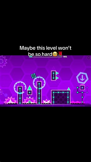 I think i did good for my first 13 attempts.. #fyp #geometrydash #hexagonforce #fyppppppppppppppppppppppp