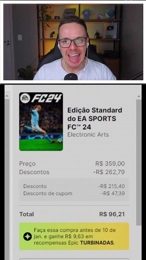 Como ativar o cupom de desconto na Epic Store e pegar os jogos em promoção! #Games #Holiday #EpicGames #Desconto #Promocao