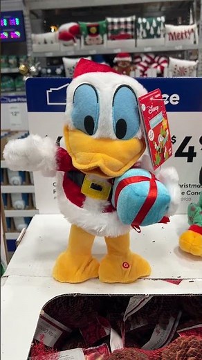 Singing Donald Duck Christmas Decoration at Lowes!