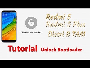 Tutorial Unlock Bootloader Redmi Series[Redmi5a,note 5a ,Redmi 5/plus]