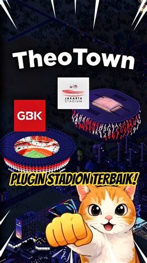 PLUGIN STADION GBK & JIS DI THEOTOWN! #shorts