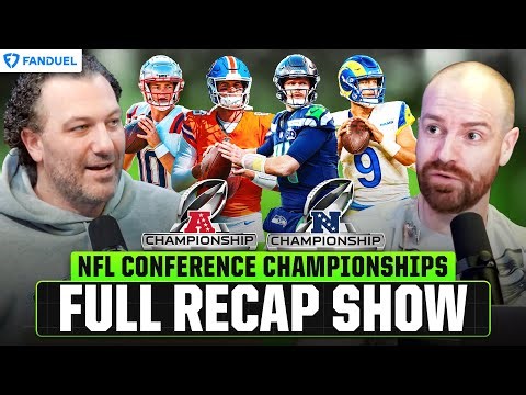NFL Conference Championships FULL Recap Show: Patriots/Broncos & Seahawks/Rams