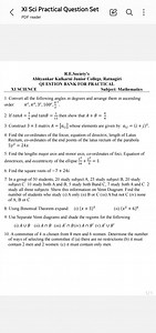 XI Sci Practical Question SetPDF readerR.E.Society'sAbhyank... | Filo