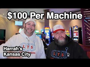 Harrahs Free Flow Friday $100 Per Machine Slots Run!