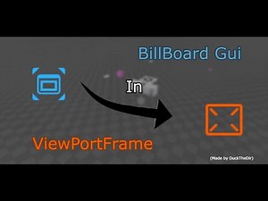 BillBoard Gui in ViewPortFrame | Roblox Studio