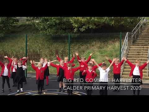 Big Red Combine Harvester October 2020