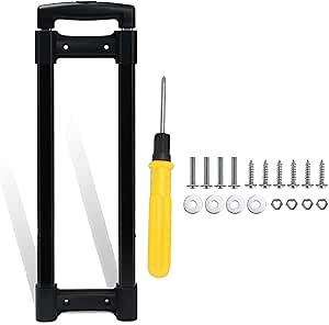 Traveling Luggage R003# Telescopic Handle Replacement for 20 Inch Suitcase with Screwdriver