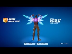 HOW TO GET WINGS OF RENOWN EMOTE IN FORTNITE!