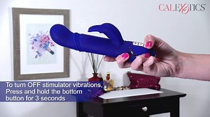 Watch CalExotics Jack Rabbit Signature Heated Silicone Thrusting G on Amazon Live