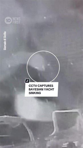 CCTV Captures Superyacht Bayesian Sinking in Sicilian Port