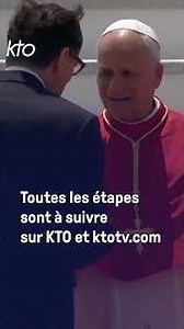 Le pape #LéonXIV vient d'atterrir à #Barcelone, deuxième étape de son voyage apostolique en Espagne
