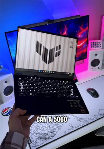 Can an RTX 5060 Laptop run the latest games? (It can) ASUS TUF A14 #pcgaming #tech #gpu #gaminglaptop #FramesWinGames @NVIDIA GeForce