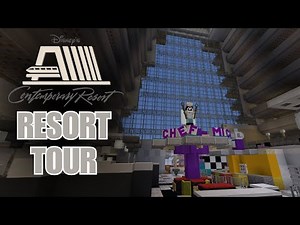 Minecraft Walt Disney World: Touring The Contemporary Resort