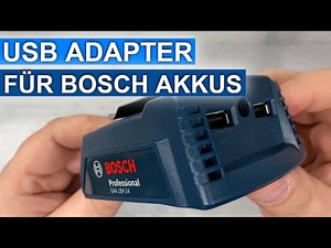 USB Adapter für Bosch Professional Akkus
