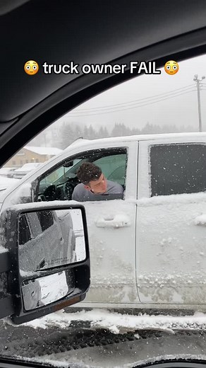 I knew I forgot something 😳 #truck #trucks #trucker #trucking #truckdriver #truckerlife #snow #snowstorm #skiing #snowboarding #fail #fails #failarmy #failvideo #forgot #whoops #ohman #funny #funnyvideos #funnyvideo #laugh #laughing #dadjoke #dadjokes #fy #fyp #foryou #friends #helmet #stupidisfunny | Stupid is funny