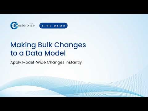 Make Bulk Changes to a Data Model Using an AI Agent | Live Demo