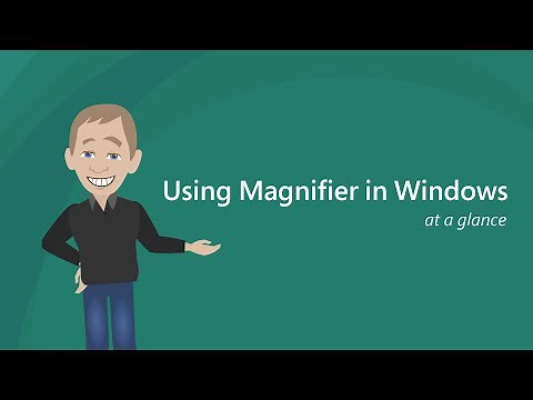 Using Magnifier in Windows: At a Glance
