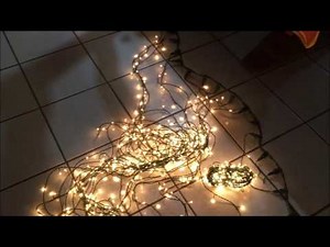 Guirlande extérieur Rideau LEALIGHT 4 m largeur * 3 m 40
