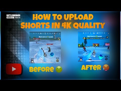 How to Upload BGMI Shorts in 4K Quality 🔥 | Best Settings for High Quality BGMI Shorts #bgmi