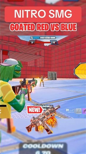 How to unlock NITRO SMG in GOATED RED VS BLUE ! #fortnite #fortniteclips