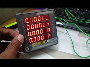 WL5010 Multifunction meter LnT programing and installation wiring settings