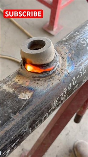 Process 4”incci/1”incci socket Welding #fypシ #foryou #beautiful #stickwelding #skills #weld #shorts