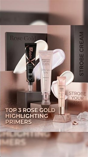 Best 3 Rose Gold Primers jo de Glass Skin Glow 😍#shorts