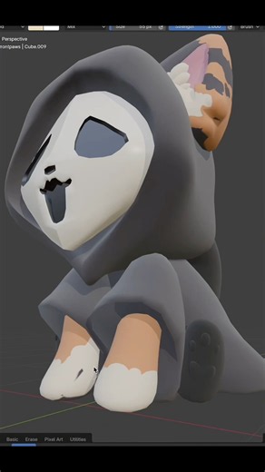 📞 What’s your favorite scary movie? ✨ #Ghostface #Halloween #SpookyCute #3DArt #cuteart