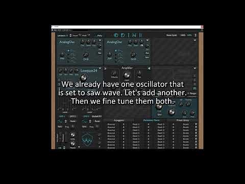 Basic synth programming - Creating some patches
