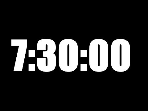 7 HOUR 30 MINUTE TIMER • 450 MINUTE COUNTDOWN TIMER ⏰ LOUD ALARM ⏰