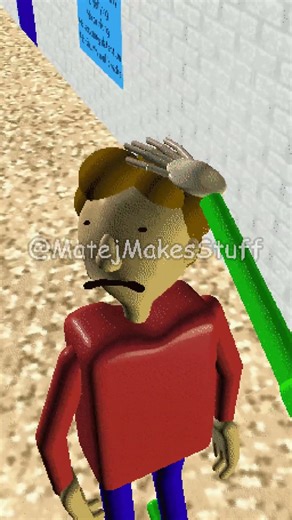 Baldi Tries The Not Cute Trend (Baldi's Basics) (Animation)