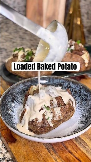 Loaded Baked Potato #recipe
