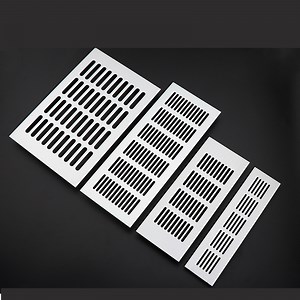 [Hot Item] Aluminum Alloy Air Vent Plate Ventilation Grille for Closet Shoe Cupboard Decorative Cover