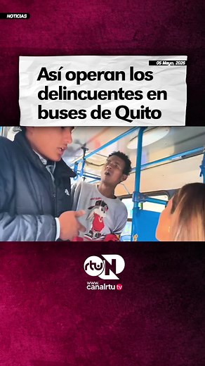 El equipo periodístico de RTU evidenció las constantes amenazas que enfrentan a diario conductores y pasajeros del transporte urbano en Quito. Durante 2026, los robos en buses han mostrado un incremento, con hechos violentos en los que delincuentes armados, principalmente con cuchillos, atacan a los usuarios.
