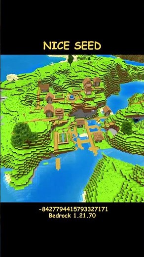 🔥 Best Village Seed For Minecraft 1.21 Bedrock And PE | Seed Minecraft 1.21.70