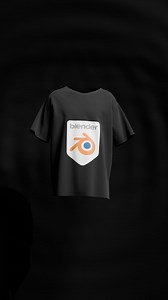 A 3D T-shirt animation in Blender