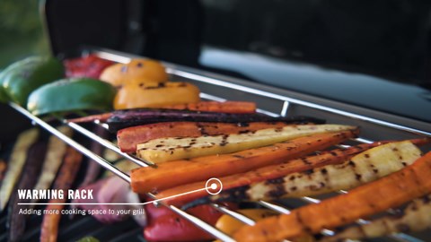 Napoleon Rogue 365 BBQ Grill, Black, Propane Gas - R365SBPK-1-OB - With Two Burners and Range Gas Side Burner, Barbecue Gas Cart, Folding Sideshelves, Instant Failsafe Ignition