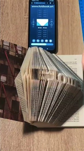 Never skipping this one🏠 Web application: www.foldbook.art #diy #craft #bookfolding #art #homealone