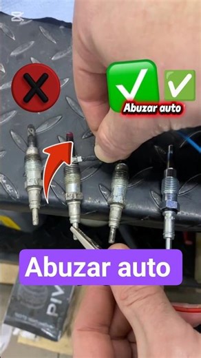 How to Check Glow Plugs in Easy Way 🔧 #GlowPlug #DieselEngine #CarRepair #EasyFix #Shorts