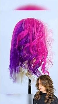 ► Corte en Cabello Lacio, Ondulado y Rizado #shorts