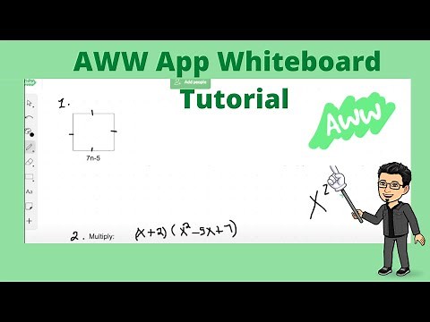 AWW App Whiteboard Tutorial