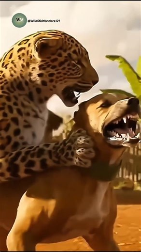 Farm Dog vs Leopard: Unexpected Village Battle Caught on Camera