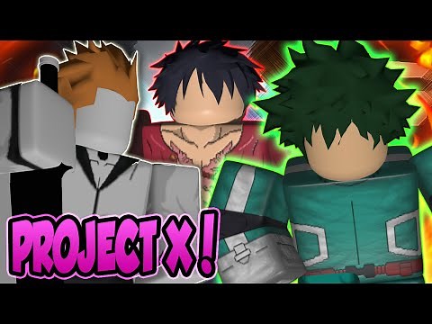 LETS PLAY THIS NEW ANIME CROSSOVER GAME! | PROJECT X | ROBLOX