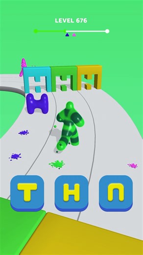 Blob Shifter 3D Level￼ -676￼ #games #Shorts #gameplay #gaming￼￼