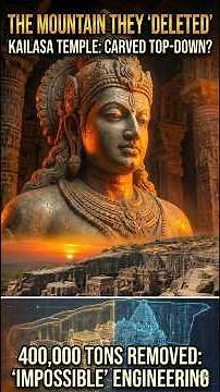 The Mountain They "Deleted": How Was The Kailasa Temple Carved Top-Down? (400,000 Tons Removed)